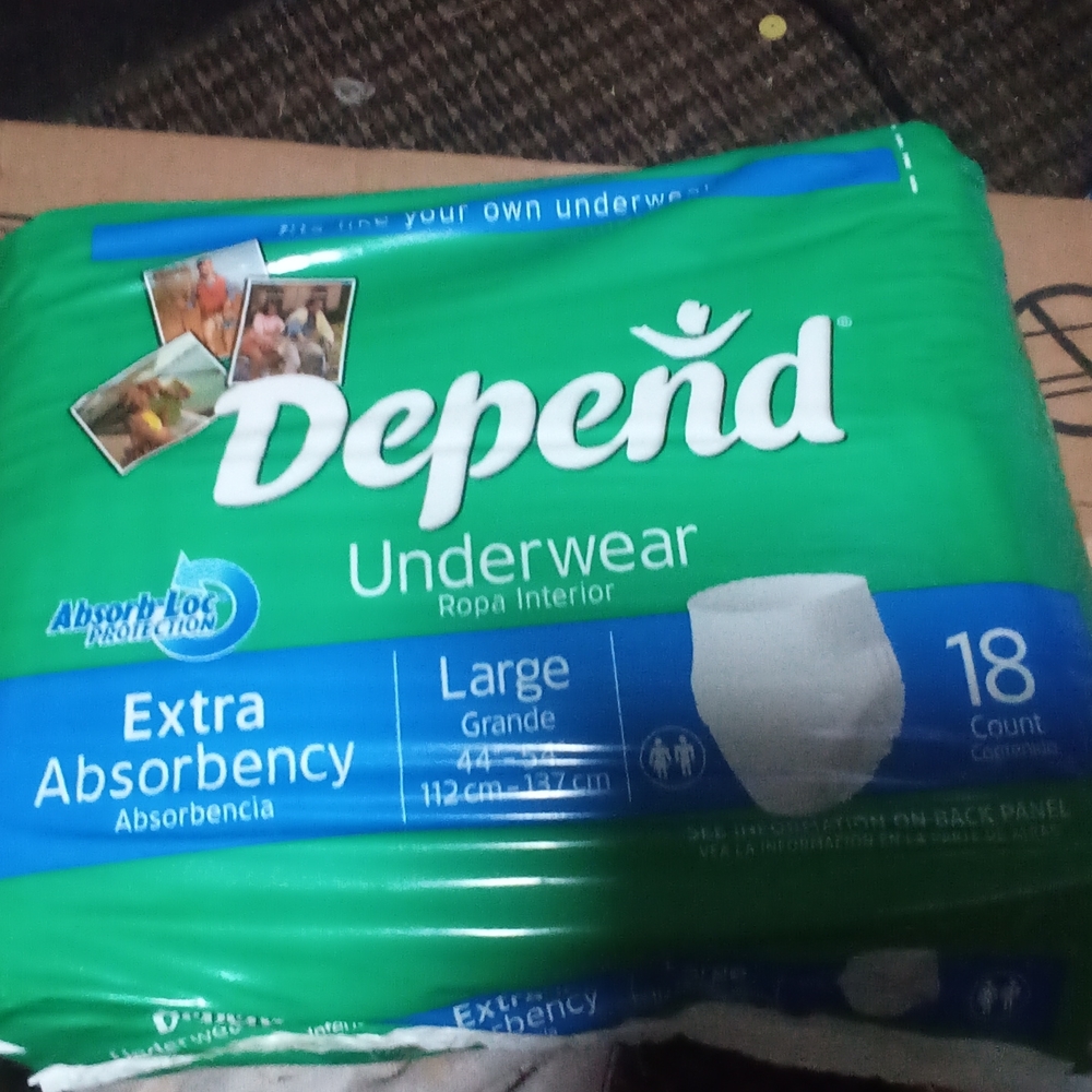Depends underwear
